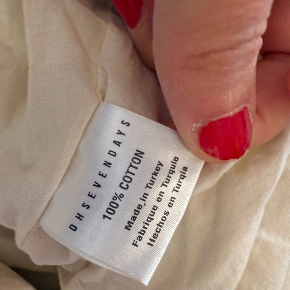 OhSevenDays Beth Dress – Green Stripe – Size Small – 100% Cotton - Picture 8 of 9